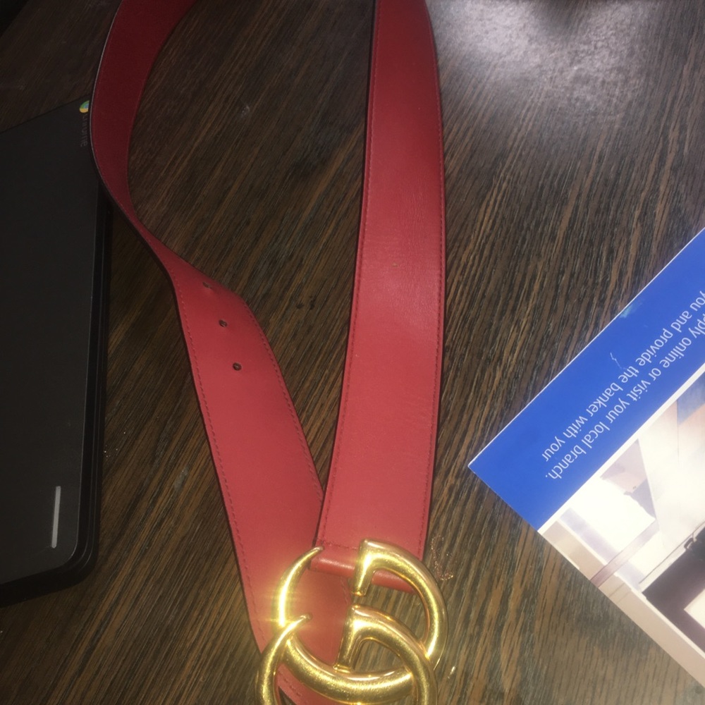 Gucci belt red big buckle - Picture 5 of 5